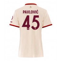 Bayern Munich Aleksandar Pavlovic #45 Tretí Ženy futbalový dres 2024-25 Krátky Rukáv